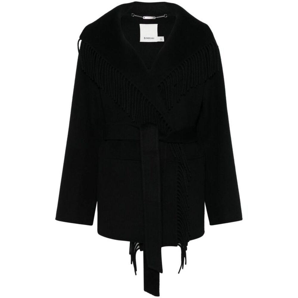 Simkhai Black Jackets - Capes & Ponchos Women